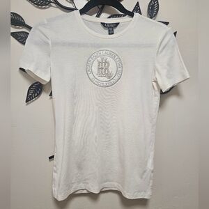 Lauren Ralph Lauren Cream‎ Short Sleeve Tee